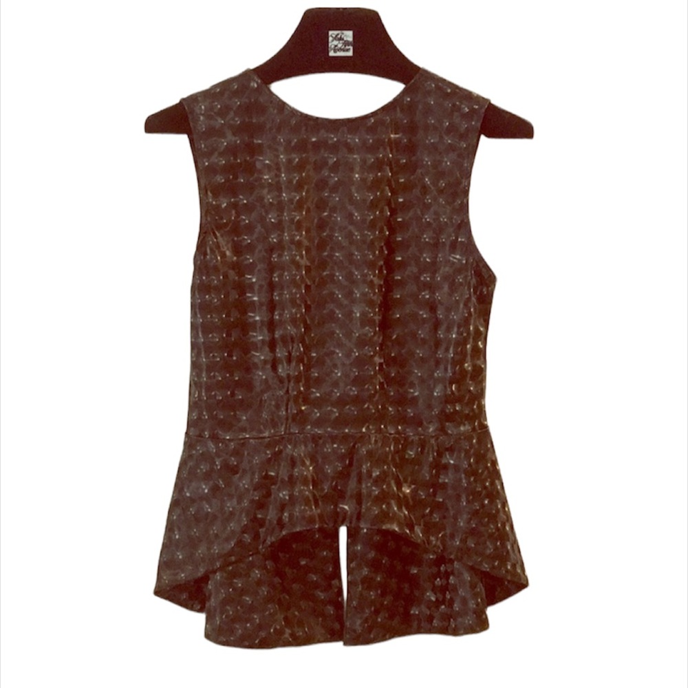 ➰Matrix Peplum Top♟ - Picture 5 of 13